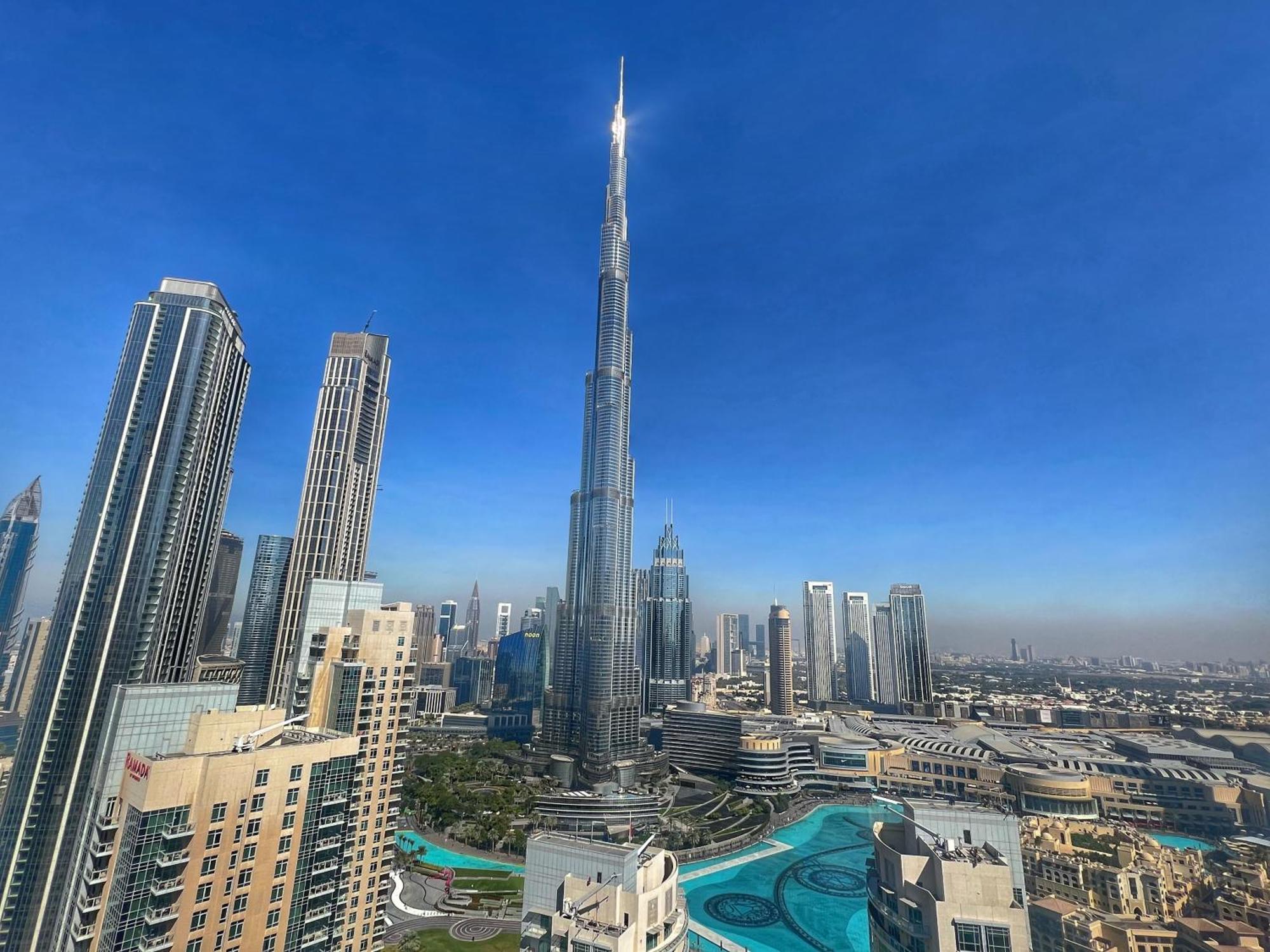 Prestige Living 2Br With Full Burj Khalifa And Fountain View By Auberge Дубай Экстерьер фото