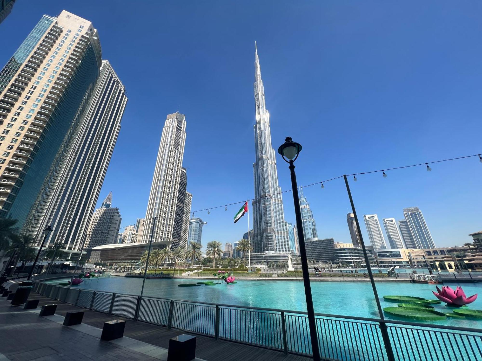 Prestige Living 2Br With Full Burj Khalifa And Fountain View By Auberge Дубай Экстерьер фото